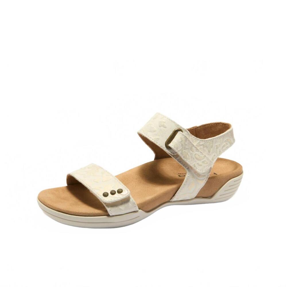 NEW HALSA FOOTWEAR women's dominica sandals in ivory